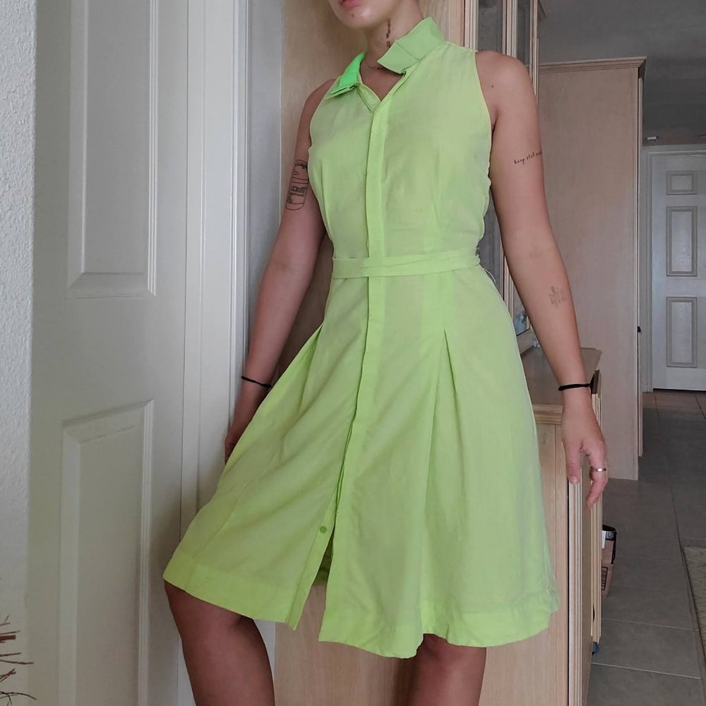 Sheath dress by Tahari with detachable belt